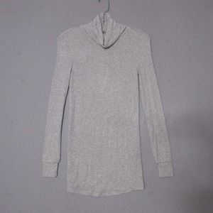 Universal Standard Gray‎ Turtleneck Top Modal Stretch NWT New